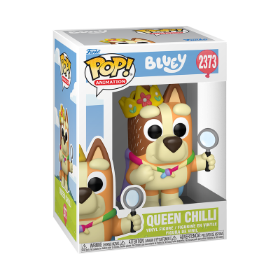 Figura POP! Animation Queen Chilli de Bluey em embalagem