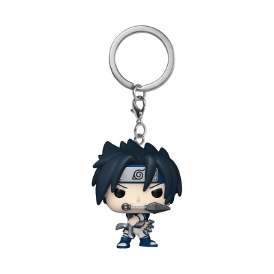 Chaveiro Funko Pop Sasuke Uchiha com kunai