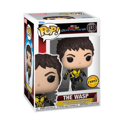 Figura de vinil POP The Wasp Ant-Man and The Wasp Quantumania na caixa