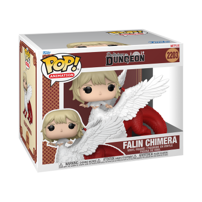Funko Pop! Animation figura Fal'n Chimera com asas brancas e corpo vermelho em caixa original
