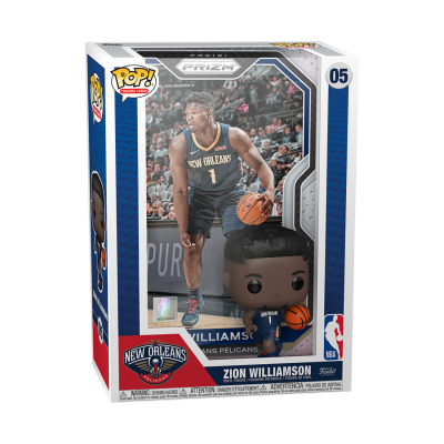 Figura Funko Pop! Zion Williamson com uniforme dos New Orleans Pelicans