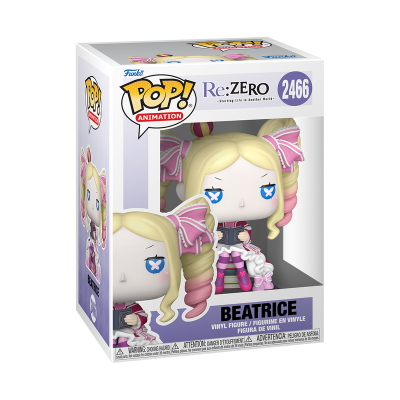 Figura Funko Pop! Animation de Beatrice da série Re:ZERO na caixa