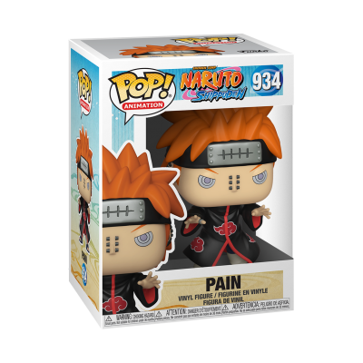 Figura Funko Pop! Pain de Naruto Shippuden na embalagem