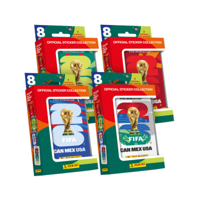 Pacotes de cadernos de autocolantes FIFA World Cup 2026 da Panini