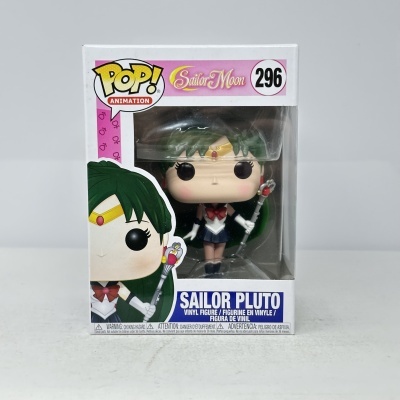 Boneca Funko Pop Sailor Pluto da série Sailor Moon na embalagem