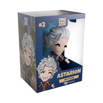 Caixa com figura de vinil Astarion com janela transparente