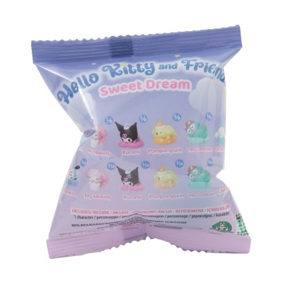 Pacote lilás com personagens Hello Kitty and Friends Sweet Dream