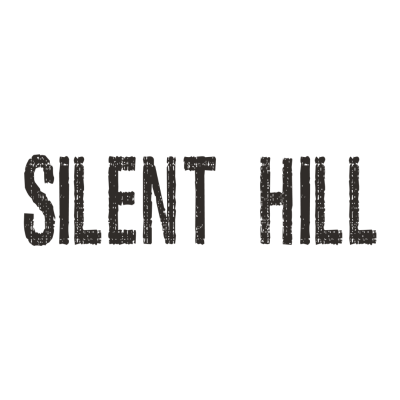 Texto preto desgastado a dizer SILENT HILL