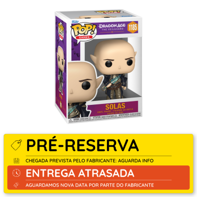 Figura Funko Pop! Solas Dragon Age na caixa