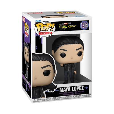 Funko Pop! TV Maya Lopez Hawkeye número 1214 em caixa transparente