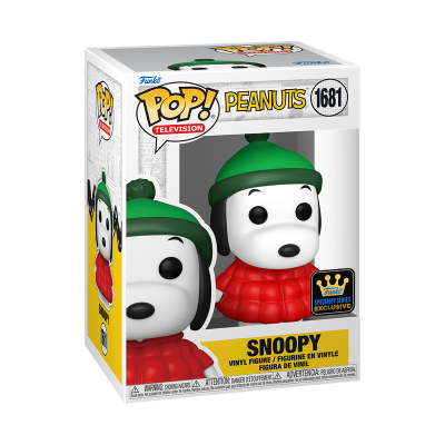 Figura Funko Pop! de Snoopy em caixa