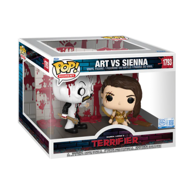Figura Funko Pop! Moment Art vs Sienna Terrifier pack com duas figuras de vinil