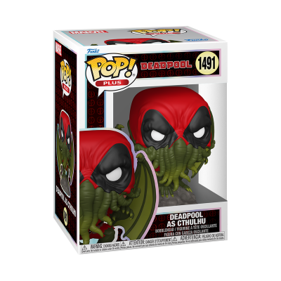 Figura Funko Pop! Deadpool as Cthulhu na caixa