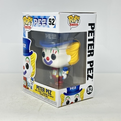 Figura Pop! Ad Icons PEZ número 52 Peter PEZ em caixa com janela transparente