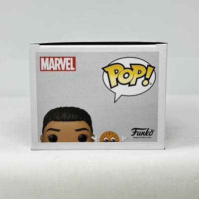 Caixa Funko Pop Marvel com figura em vinil