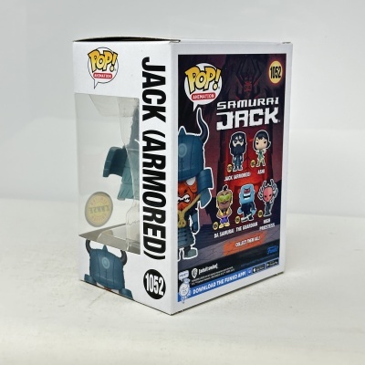Caixa de figura Funko Pop Samurai Jack Armored número 1052