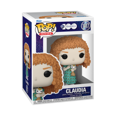 Funko Pop! CLAUDIA com vestido verde e coelho na caixa