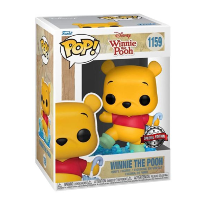 Figura Funko Pop vinil Winnie The Pooh nº1159 com embalagem branca e janela