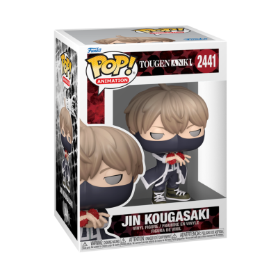 Figura Funko Pop! Jin Kougasaki de Tougen Anki em caixa