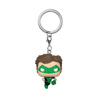 Porta-chaves Funko Pop Green Lantern com roupa verde e máscara