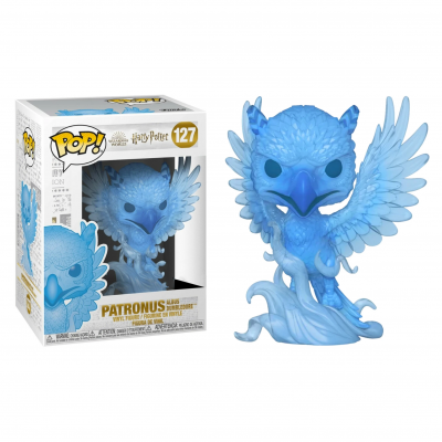 Figura Funko Pop! Patronus Alaus Harry Potter azul vinil com caixa