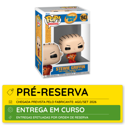 Funko Pop! Stewie Griffin Family Guy vinil na caixa
