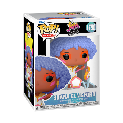 Figura de vinil Shoana Elmsford da Funko Pop! Animation Jem and the Holograms na caixa