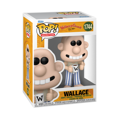 Figura Pop! Animation Wallace de Wallace & Gromit na caixa