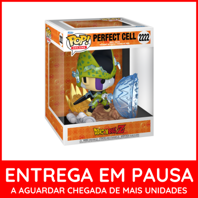 Figura Funko POP! Deluxe Perfect Cell Dragon Ball Z na caixa