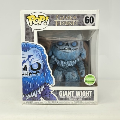 Figura de vinil Funko Pop! Giant Wight Game of Thrones número 60 na embalagem