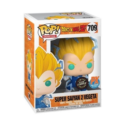 Boneco Pop! Super Saiyan 2 Vegeta Dragon Ball Z na caixa