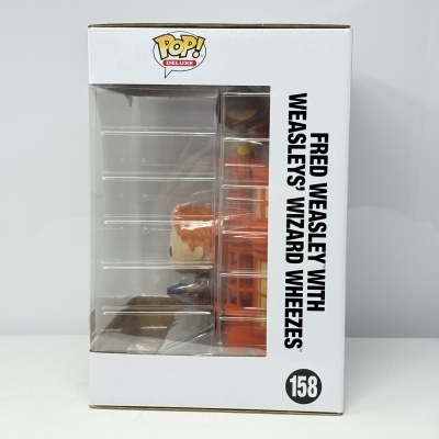 Embalagem de figura Funko Pop Deluxe Fred Weasley número 158
