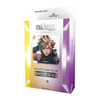 Embalagem de jogo de cartas colecionáveis Final Fantasy Starter Set 2025