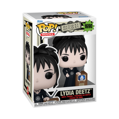 Funko Pop! Lydia Deetz do filme Beetlejuice embalada na caixa