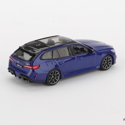 Miniatura BMW M5 Touring azul com tejadilho preto