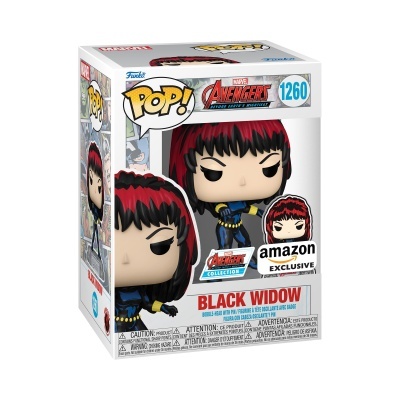 Funko Pop Black Widow Marvel Avengers nº 1260 em caixa