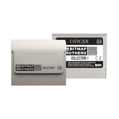 Cartucho Evercade e estojo com etiqueta BITMAP BROTHERS COLLECTION 1 22