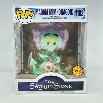 Figura de vinil Pop! Madam Mim (Dragon) na caixa