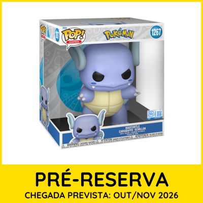 Funko Pop Wartortle Pokémon vinil na caixa número 1267