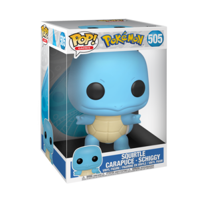 Funko Pop de Squirtle Pokémon nº 505 em caixa