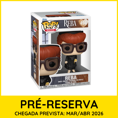 Funko Pop Rocks Reba 494 figura de vinil em embalagem