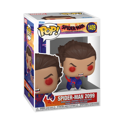 Boneco Funko Pop! Spider-Man 2099 em embalagem