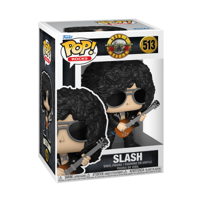 Figura Funko Pop Slash Guns N Roses nº 513 em caixa