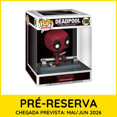 Caixa Funko Pop Deluxe Deadpool Legacy Collection número 1580 com figura dentro