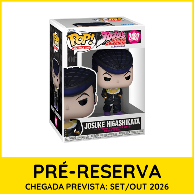 Boneco vinil Funko Pop Josuke Higashikata JoJos Bizarre Adventure na caixa