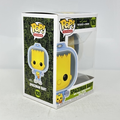 Caixa de Funko Pop! Spaceman Bart da coleção The Simpsons Treehouse of Horror.