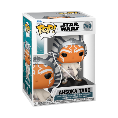 Figura Funko Pop! Ahsoka Tano Star Wars nº 749 em caixa