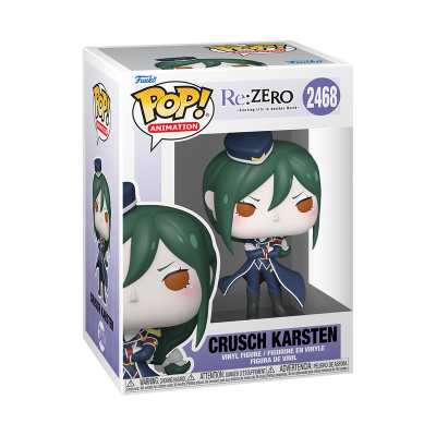 Figura Funko Pop Crusch Karsten da série Re:ZERO na embalagem