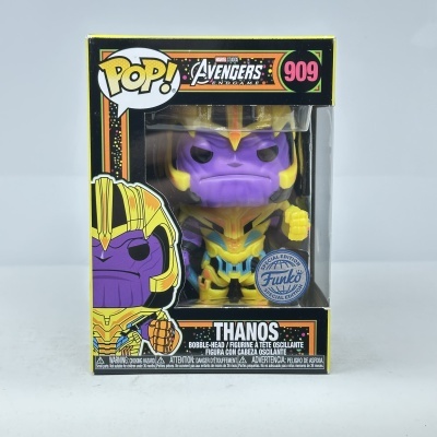 Boneco Funko Pop! Thanos Avengers Endgame na embalagem
