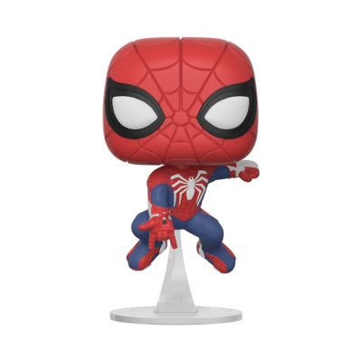 Figura colecionável Spider-Man em plástico com fato vermelho e azul